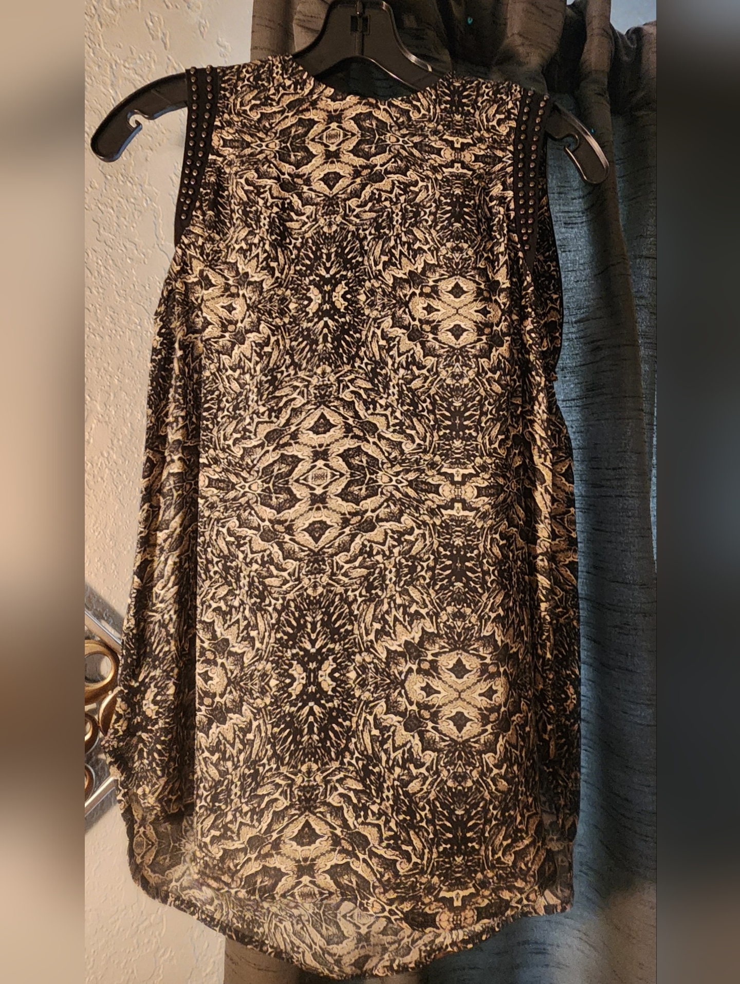 Nwt Haute Hippie Snake Print 100% Silk Top